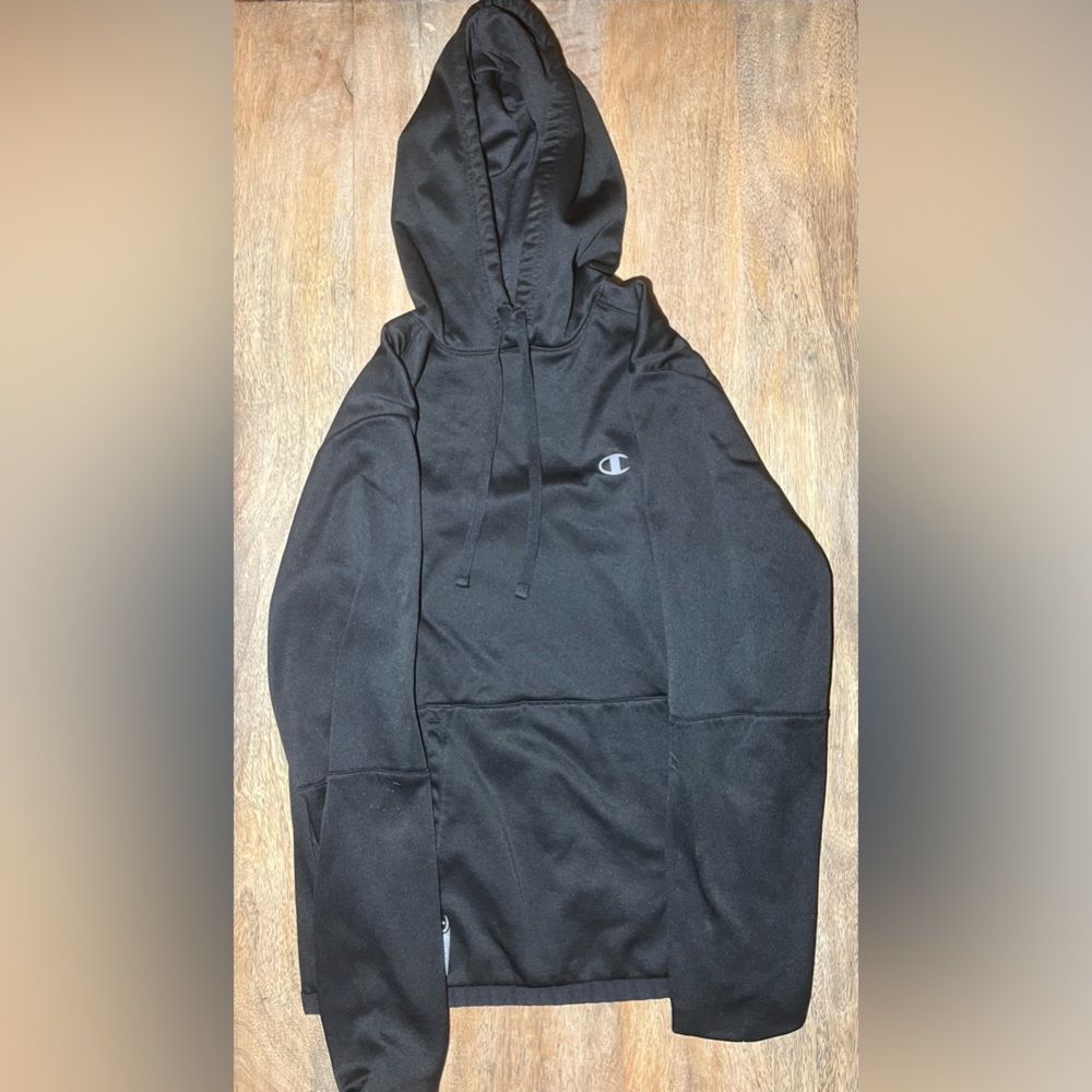 Champion warmctrl duofold black hoodie